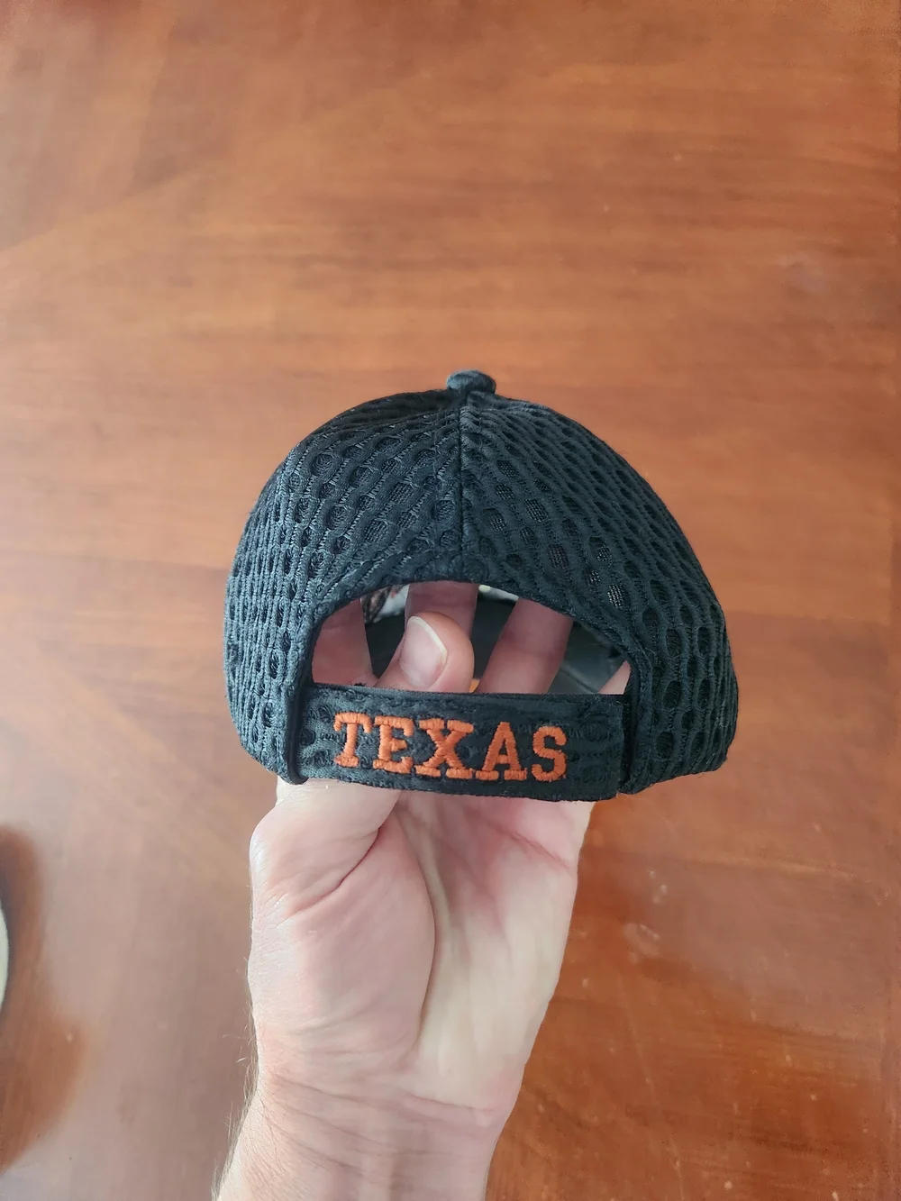 Black Head Wear TEXAS Mesh Strap Back Hat